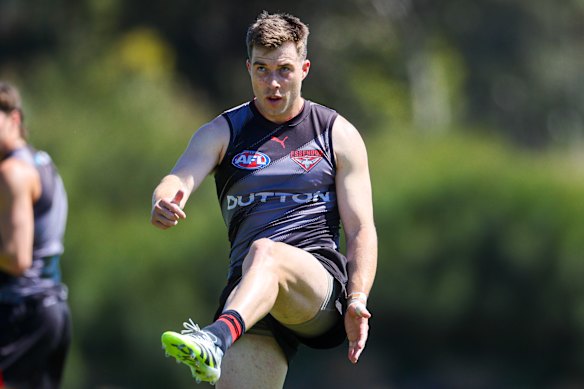 Merrett wasted no time getting into the swing of things with his teammates.