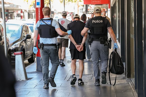A “walkalong” with police officers to look at various aspects of retail crime on Chapel Street and the Prahran shopping district.