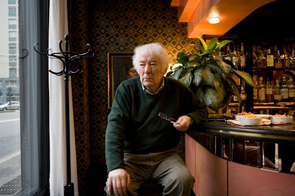 Heaney in Venice in 2008. 