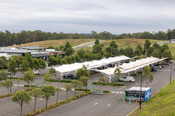The car park where the development would be built. 