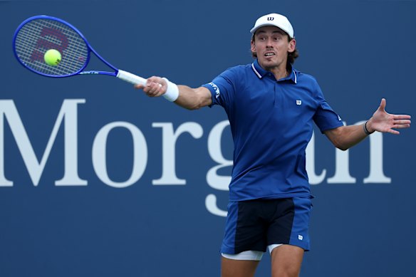 Alex de Minaur suffered a disappointing second-round loss at the US Open.