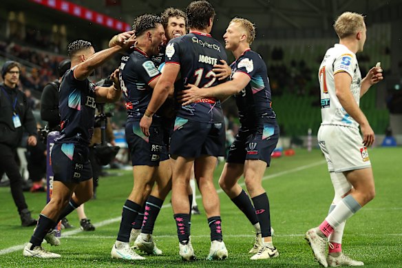 The Melbourne Rebels’ onfield performance outpaced the club’s financial performance. 