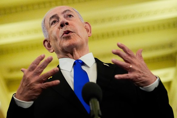 Israeli Prime Minister Benjamin Netanyahu.