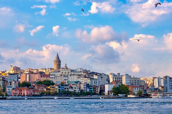 Karakoy, a lively area on the Bosphorus – think Surry Hills in Sydney, or South Yarra in Melbourne, only Turkish.
