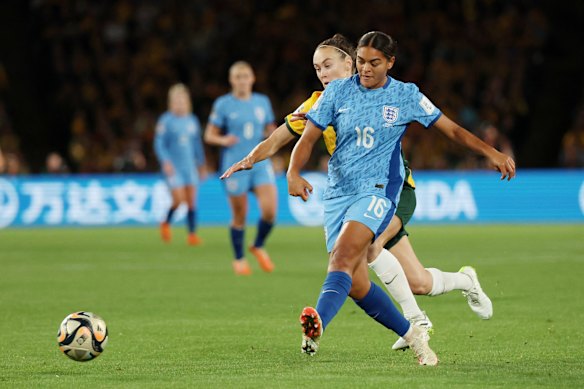 England’s Jess Carter has been the target of racial abise.