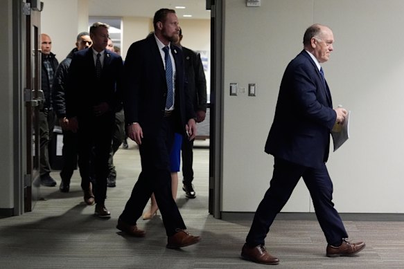 White House border tsar Tom Homan arrived in Minneapolis on Monday night and met key Democratic officials in the city.