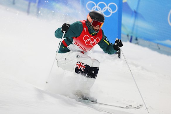 Anthony in action at the 2022 Olympics in Beijing.