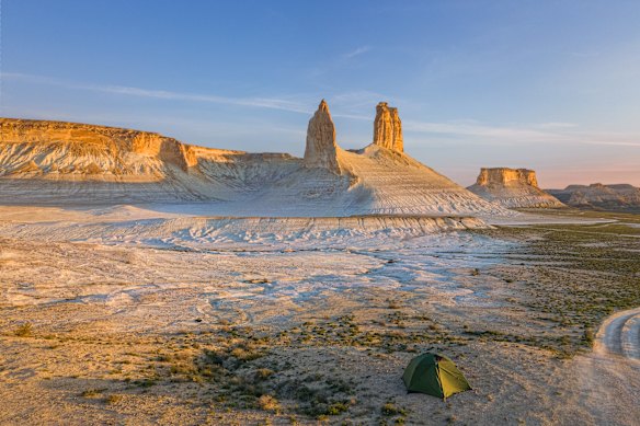 The Ustyurt Plateau.