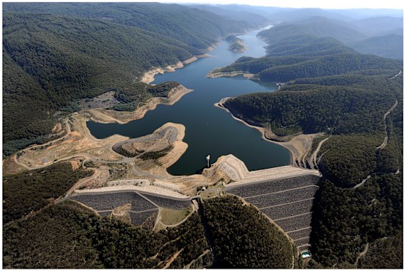 The Thomson Dam in 2008.