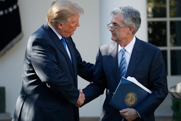 Donald Trump nominated Jerome Powell to be chairman of the Federal Reserve during his first term in office.