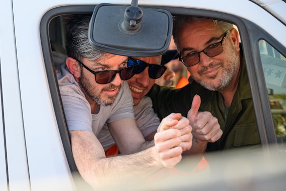 Released hostages David and Ariel Cunio arrive back in Israel earlier this week after 738 days in captivity.