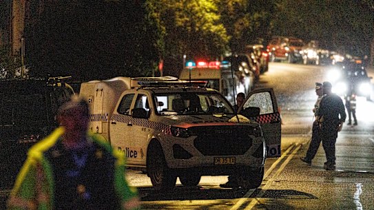 Tactical and general duties officers rushed to the Norwest apartment complex on Monday.