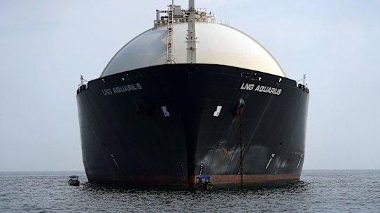The average price per barrel of oil fetched by Santos last year, at $US87.60, was well blow 2022’s $US110.10.