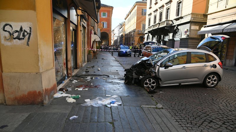 Eight injured, four critically, as car rams into pedestrians