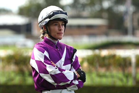 Apprentice jockey Mollie Fitzgerald.