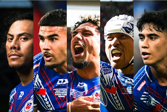 Jarome Luai, Terrell May, Izack Tago, Brian To’o, Blaize Talagi