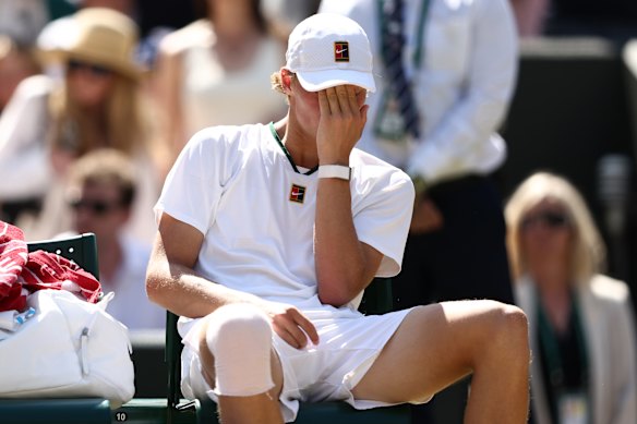 Cruz Hewitt’s disappointment was clear at the end of the match.