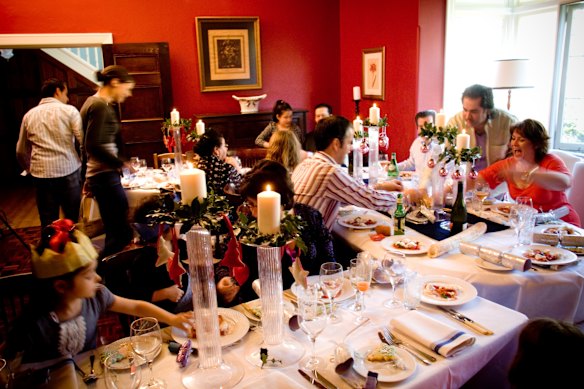 Guy Grossi’s Christmas lunches at Florentino. 