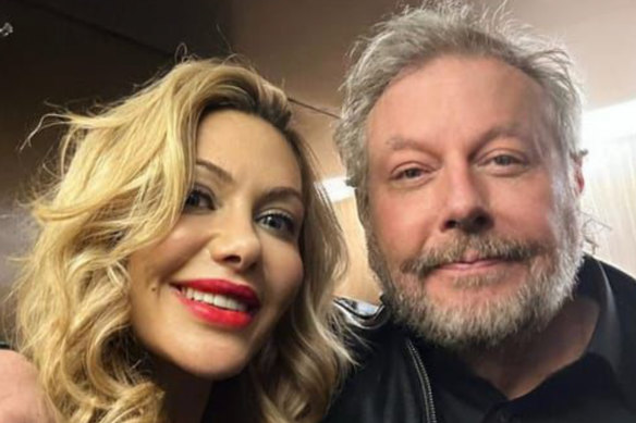 Richard White with his wife, Zena Nasser. The billionaire calls the shots at the company he has founded.