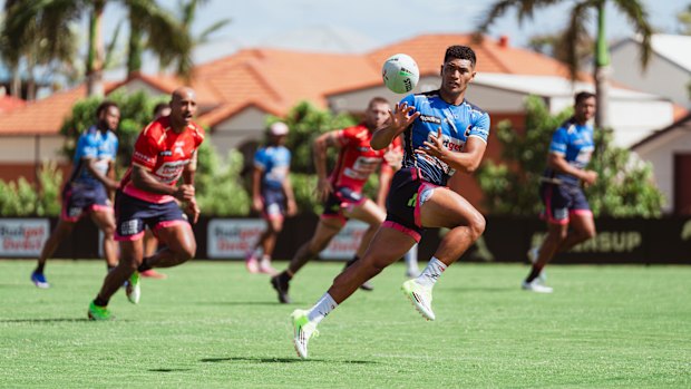 Dolphins half Isaiya Katoa is hoping to continue his outstanding form in the NRL this season.