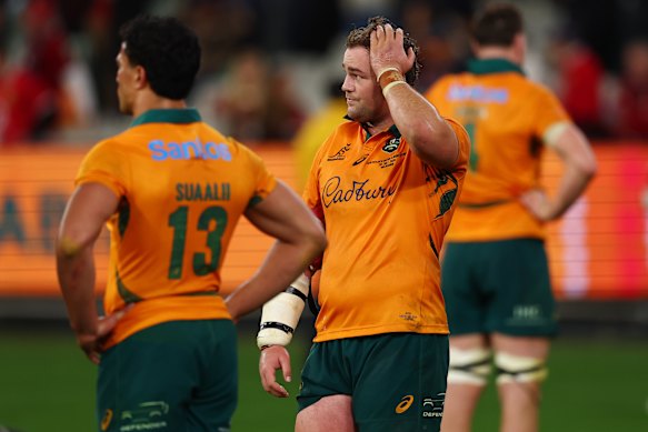 Wallabies captain Harry Wilson. 