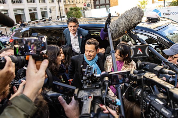 Andrea at the time of his 2023 Goncourt win.