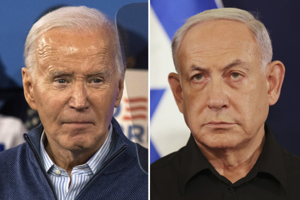 The White House has been silent on whether Joe Biden’s anger is leading to a breaking point with Prime Minister Benjamin Netanyahu.