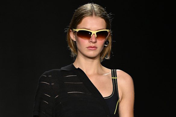 Stand out by keeping swimwear simple – let your accessories create all the waves.