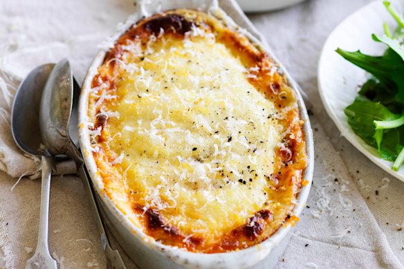 Neil Perry’s classic baked moussaka.