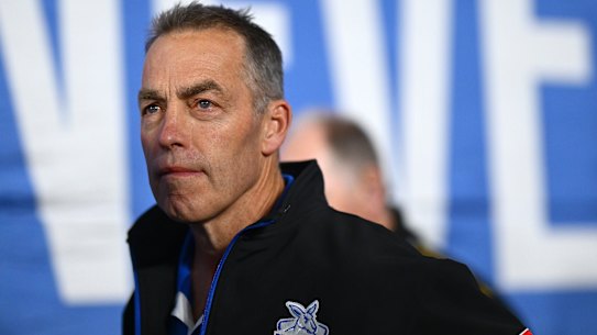 North Melbourne coach Alastair Clarkson. 