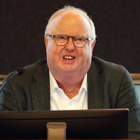 Geoffrey Watson SC appearing at the inquiry on Tuesday.