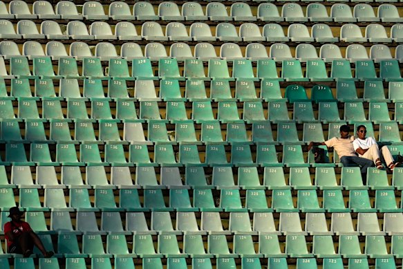 Fans hardly flocked to the first Test between South Africa and Australia in Durban.