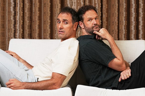 Filmmaking buddies Michael Angelo Covino and Kyle Marvin explore modern love in Splitsville.