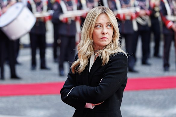 Italy&rsquo;s Premier Giorgia Meloni.
