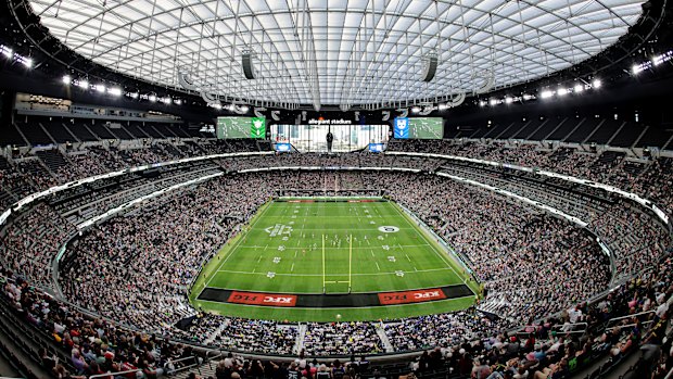Allegiant Stadium: The field of NRL dreams after another Vegas venture.