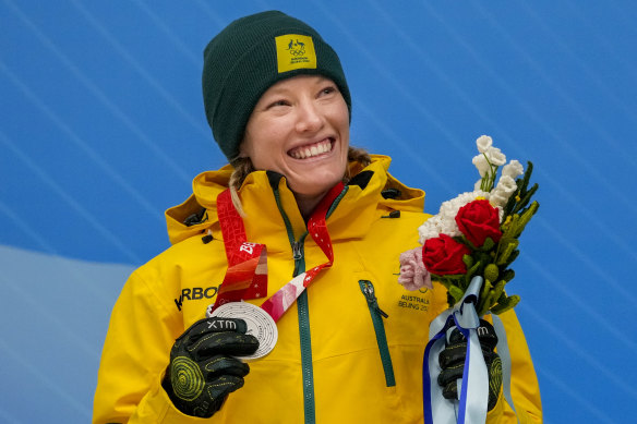 Jackie Narracott won silver in skeleton at Beijing.