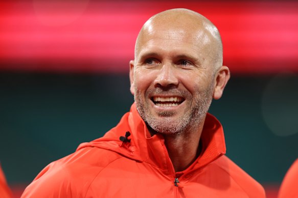 Mark McVeigh coached against his former club and potential future employers on Sunday.