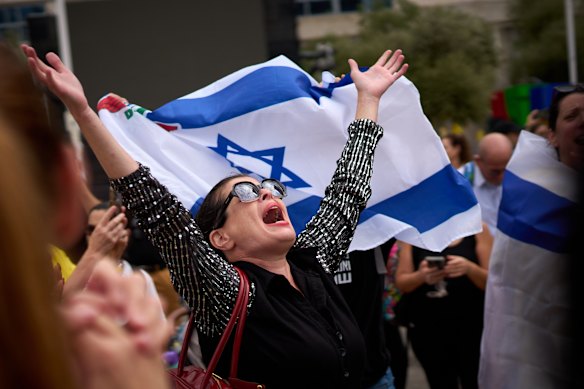 There was jubilation in Hostages Square in Tel Aviv on Thursday.