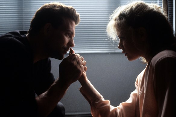 Rourke became known as a brooding heartthrob in the 1980s thanks to roles in films like 9½ Weeks with Kim Basinger.