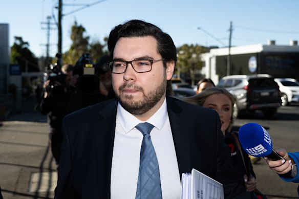 Bruce Lehrmann in June last year.