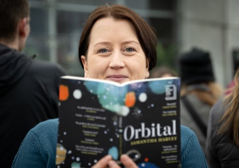 Lees says the Walking Bookclub is a healthy alternative to meeting in a pub.