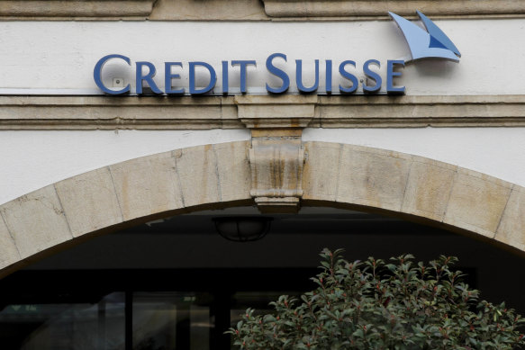Credit Suisse shares fell to a record low shares in Switzerland, sinking more than 25 per cent following reports that its top shareholder won’t pump more money into its investment.