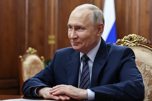 Russian President Vladimir Putin in Moscow on Monday.