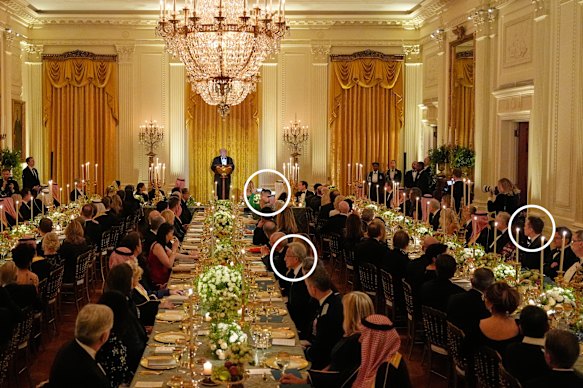 Circled: Christiano Ronaldo, Jensen Huang, and Elon Musk.