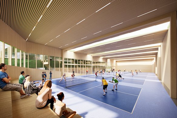 Proposed new courts.