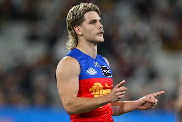 Will Ashcroft, despite being just 22, has received the backing of a Lions’ great to fill Lachie Neale’s void in 2027.