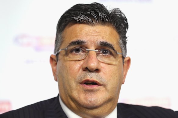 Former AFL boss Andrew Demetriou.