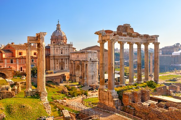 Living history … Roman Forum in Rome.