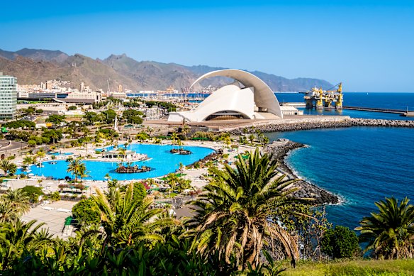 The gleaming Auditorio de Tenerife auditorium.