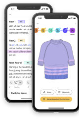 App Bellish delivers knitters personalised patterns according to their selected size, style and yarn.